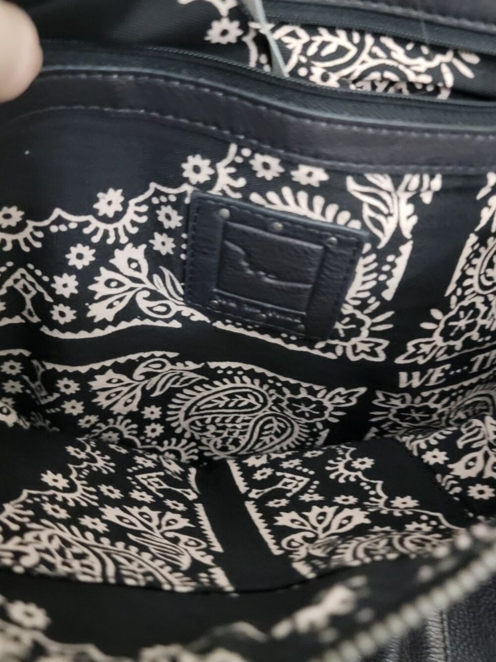 Free People We the Free Emerson Tote Bag in Coal - Picture 4 of 5